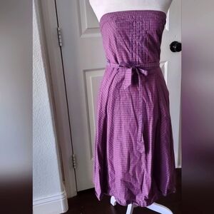 Strapless Cotton Summer Dress